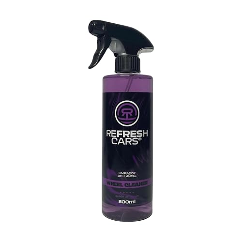 Refresh Cars Limpiador de Llantas 500 ml - Limpia Llantas y Neumáticos, Ecológico y Eficaz, Ahorra Agua, Ideal para Todo Tipo de Llantas