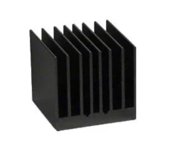 ATS-54375R-C1-R0, Heat Sinks BGA Heat Sink, Square Fin, 2 Side Thermal Tape, Black, 37.5x37.5x19.5mm