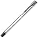 Low Budget Beautiful Silver JJ Rollerball Pen - Black Ink Refill Medium Tip Point