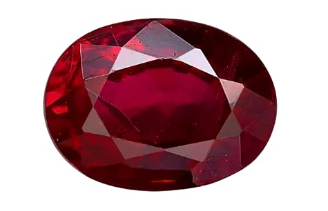 GenericVIBHA GEMS Premium Ruby Gemstone 5.85 Carat 6.35 Ratti Certified By Lab Manilk Stone From Barma For Men And Women