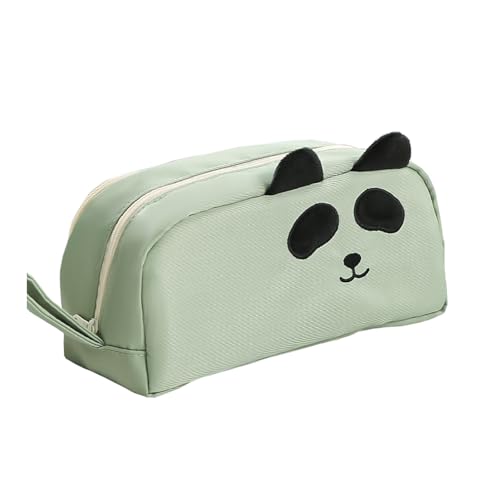 LJCZKA Cute Cat Pencil Case Large Capacity for Girls Boys Cat Panda Pen Bags with Compartments for Office College School