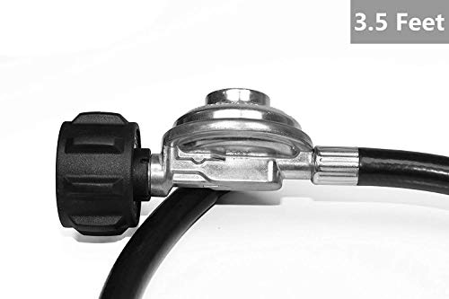 image for DOZYANT 3.5 Feet Propane Regulator and Hose Universal Grill Regulator 