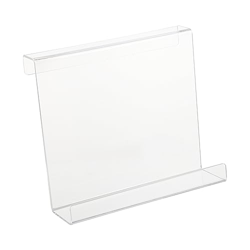 CONGARTENO Acrylic Treadmill Reading Frame Transparent Holder for Tablets and E-Readers for Gym Workouts Easy Installation Compatible Treadmills and Exercise Equipment