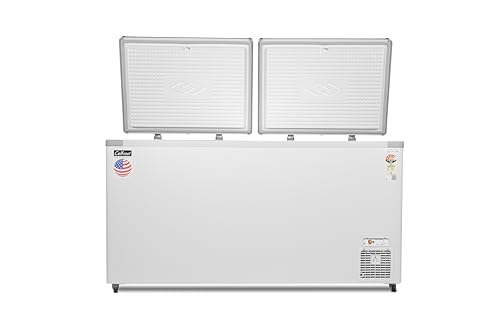 Image of CF582 536 L Convertible Double-Door Freezer - White, High-Capacity, Convertible Fridge-Freezer Function with 4 year comprehensive warranty