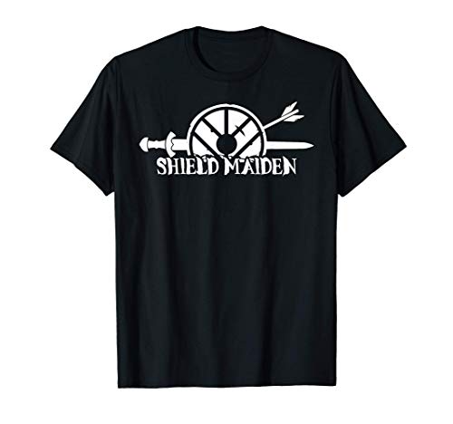 Escudo vikingo Maiden Female Warrior Camiseta