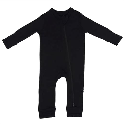 Image of KYTE BABY Unisex Rayon Made From Bamboo Zippered Rompers 0-24 Months