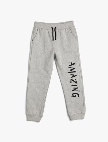 Pantalones de chándal niños ideales para jugar con interior suave Koton Jogger