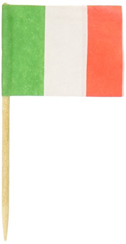 Royal 144 Count Italian Flag Picks Multicolored