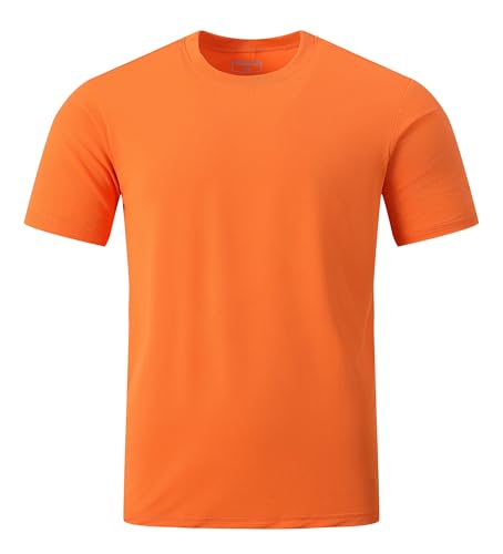 Men's UPF 50+ Quick Dry Rash Guard T-Shirt Athletic Running Swim Top Tee for Surfing