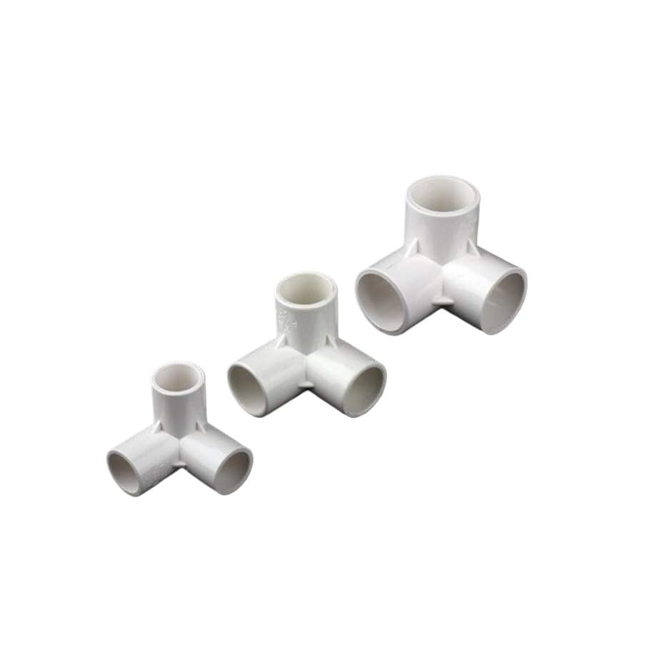 Raccords de plomberie, raccords de tuyaux en PVC, connecteurs d'accouplement, 10 pièces, joints de connecteur à 3 voies en PVC, adaptateur de tuyau d'irrigation de jardin, raccords de tuyaux, conduits