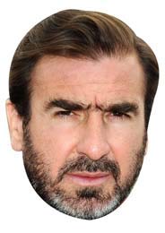 FoxyPrinting Eric Cantona Celebrity Cardboard Party Face Mask Fancy Dress