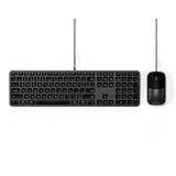 PRODUCTIVITÉ GRAND FORMAT – Le combo filaire Slim CLX3 comprend un clavier taille complète avec pavé numérique intégré et une souris de précision, idéal pour les feuilles de calcul, les documents et les flux de travail détaillés. 𝗜𝗠𝗣𝗢𝗥𝗧𝗔𝗡𝗧 : Ce modèle utilise une disposition QWERTY US (américaine) et n’inclut pas de caractères spécifiques au français ni le symbole euro (€). Pas de rétroéclairage.