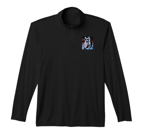 Funny Raccoon Drinking Iced Coffee Trash Panda Meme Performance Quarter-Zip Top