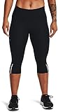 Cintura alta Under Armour Mujer Fly Fast 3.0 Speed Mallas Capri Elásticas Negro/Reflectante M