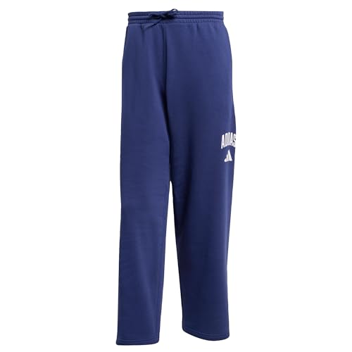 adidas Men's Pantalon Collegiate, Dark Blue/White, M