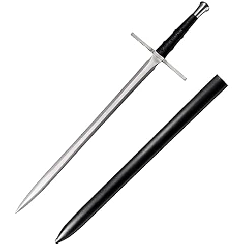 YONG XIN SWORD-Sword, Handmade, Practical, 1095 Carbon Steel,Full Tang, Sharp, Scabbard (Silver-Vintage Sword) Cover