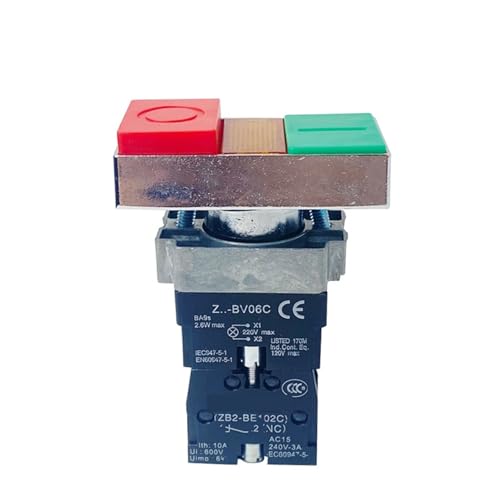 Interrupteur à bouton-poussoir de précision XB2-BW8465 double 22mm 220V - 5