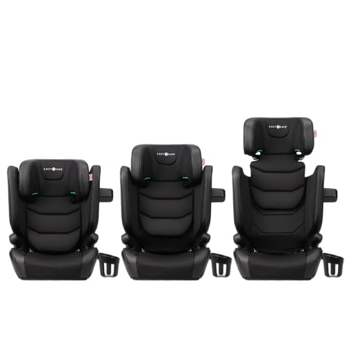 Cozy N Safe Portland i-Size 100 to 150cm Child Car Seat and High Backed Booster with ISOFix and Cupholder (Jet) - Image 2