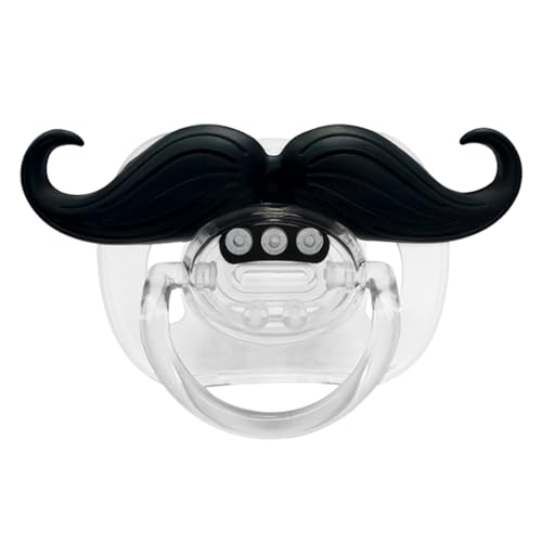 Lèvres De Qualité Alimentaire, Sucette Mignonne À Moustache Embrassable, Sucettes Mignonnes Portables Avec Barbe Drôle, Sucette Drôle Pour Bébés Et...
