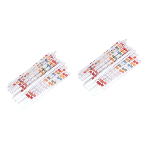 Yardwe 100pcs Water Test Strips for Ph Hardness Alkalinity Fast Accurate Results with Storage Bottle for Home