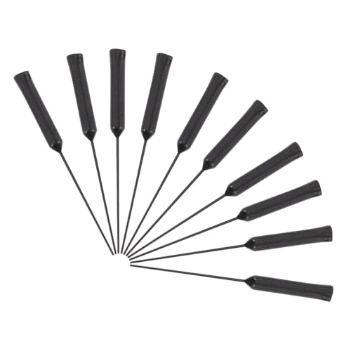 HEANUJJ 10個 補聴器用メンテナンス清掃棒 耐久製 耳掃除ツール 傷けない設計 携帯便利 音質維持用多機能クリーナー