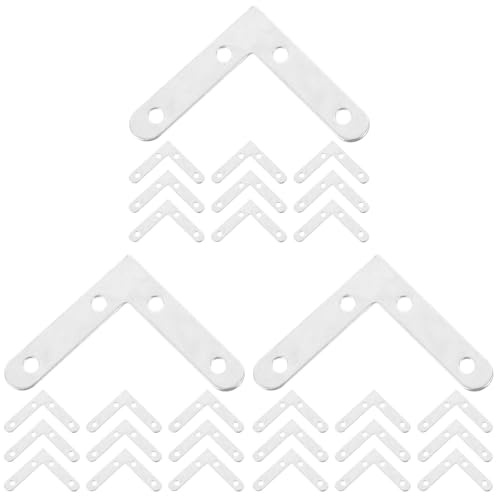 Supports d'angle métalliques rigides pour menuiserie de porte