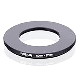 Cet anneau adaptateur permet de monter des filtres et accessoires optiques (comme des pare-soleil, adaptateurs, etc.) de diamètre 37 mm sur des objectifs avec un diamètre de filtre de 62 mm. Côté objectif 62 mm (côté mâle), côté filtre 37 mm (côté femelle), fabriqué en aluminium anodisé, léger et très résistant, adaptateur de couleur noire pour éviter les reflets et les abrasions chromatiques.