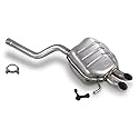 BESTPRICE Auspuff Schalldämpfer Set 1x Endschalldämpfer, mit Montagematerial Kompatibel mit SKODA OCTAVIA 2 (1Z3), OCTAVIA 2 Kombi (1Z5), VW GOLF 5 Variant (1K5), JETTA III (1K2)