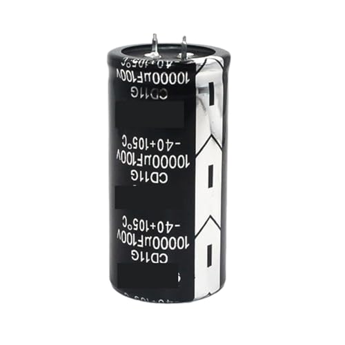 Condensateur électrolytique 100V 10000 uF pour le remplacement de pièce d'électroménager