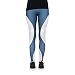 Produktbild cosey - bedruckte bunte Sport Leggins (Einheitsgröße) - Design Squats Grau