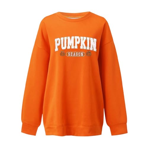Sudaderas sin capucha para mujer Adolescentes Chica Suéter Invierno Sweatshirt con Bolsillo Casual Pullover Superior Jersey Amplio De Manga Larga Sudaderas sin Capucha Primavera Otoño para uso diario