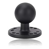 Bola de Montaje de ram de 1.5 Pulgadas, Montaje en ramilla con Agujero de Soporte de Montaje en rameta Placa Redonda de Copa para cámaras de Bolas de tamaño C