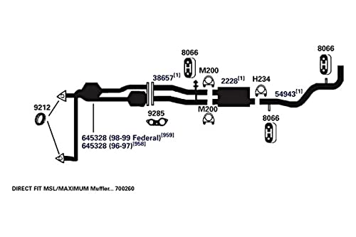 Image of AP Exhaust Products 700260 Exhaust Muffler