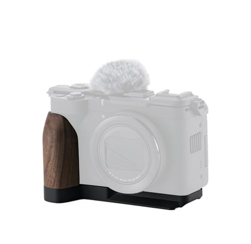 PowerShot V1 �p���B���e�[�W �J���� �P�[�W �u���b�N �}�C�N �t�����g�K���X �g�b�v �v���[�g�Ɩؐ��n���h�� �x�[�X�v���[�g�t�� Vlogging �܂��͉����^��p(Baseplate with Grip)