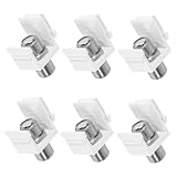 Construction robuste : fabriqué avec des matériaux robustes, cela permet des performances fiables et une résistance à l'usure fil du temps, connecteurs f pour câble , rallonge de câble rg6 de type f