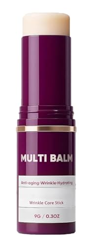 Bálsamo Multiusos de Calcio, Barra Hidratante de Colágeno con Efecto Reafirmante y Antiedad para Rostro, Ojos y Cuello, Cuidado de la Piel Portátil para Mujeres y Hombres
