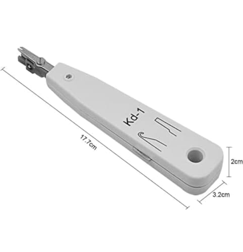 Image of Kd-1 Punch Down Tool, Network Cable Wire Insertion Impact Tool for Keystone Patch Panel