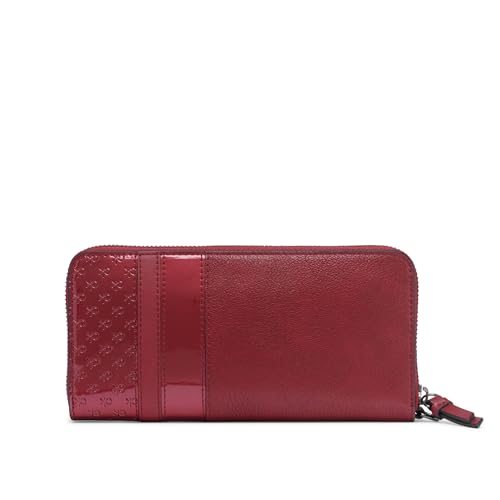 Image of Calvin Klein Women's Key Item Saffiano Continental Zip Around Wallet With Wristlet Strap