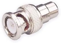 VideoSecu 1 Pack of 100 BNC Male to RCA Female Connectors for CCTV Camera Cable 1HO