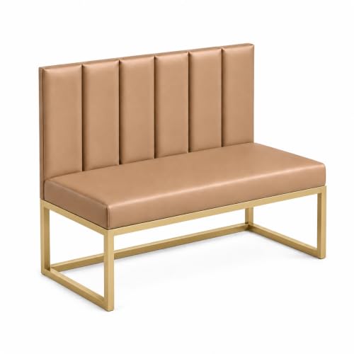 Restaurant Booth Seating, Upholstered Bench with Back, 93in