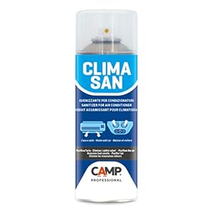 Camp CLIMASAN Igienizzante Climatizzatori, a base alcool, per casa e auto, purifica l’aria e neutralizza i cattivi odori