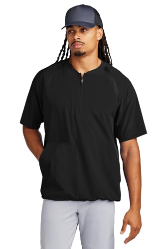 SPORT-TEK Unisex Repeat Half Zip Short Sleeve Jacket