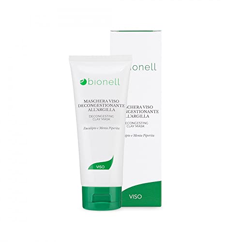 Maschera Viso Decongestionante All'Argilla Bionell Senza Parabeni 100 ml