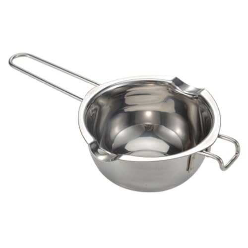 TOYZFRIENDY Olla Doble de Acero Inoxidable Derretir Chocolate Mantequilla y Queso Baño María para Hornear Resistente al Calor Fácil de Limpiar y Uso Versátil Cocina