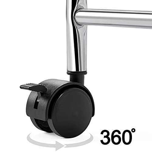 Foto von Yaheetech Küchewagen Rollwagen inkl. 4 Schubladen Allzweckwagen Küchen Organizer Servierwagen Trolley für Küche Bad Büro Schlafzimmer mit Rollen und Griffe Weiß