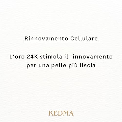 Kedma - Peeling Viso Con Oro 24K E Minerali Del Mar Morto - Esfoliante E Schiarente - 40Ml - 2