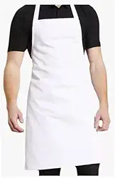 Avental Emborrachado Impermeável Branco Pvc 66cm X 1mt