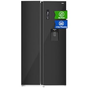 CHiQ FSS559NEI42D, Amerikaanse koelkast, 559 Liter, No Frost, 5.5 L Waterdispenser, Digitaal LED Display, Inverter Compressor, Snelvriezen tot -32℃, 12 jaar garantie op compressor