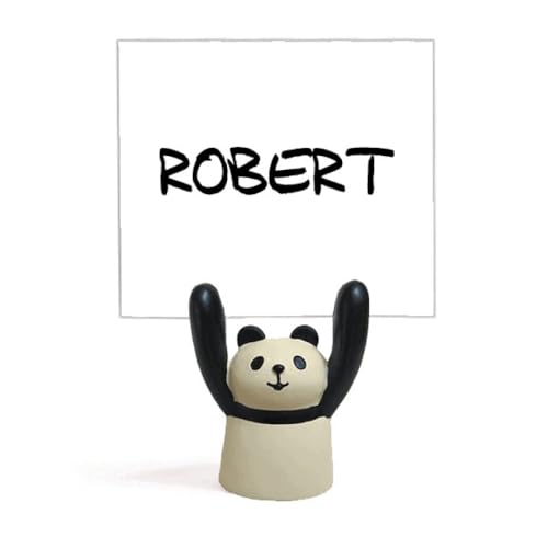 Porte-mémo panda Robert pour ne plus perdre vos notes de bureau