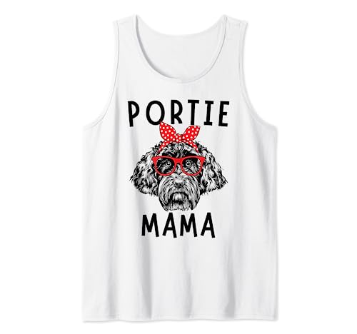 Portie Mama Portoghese Water Dog Mamma Festa della Mamma Canotta